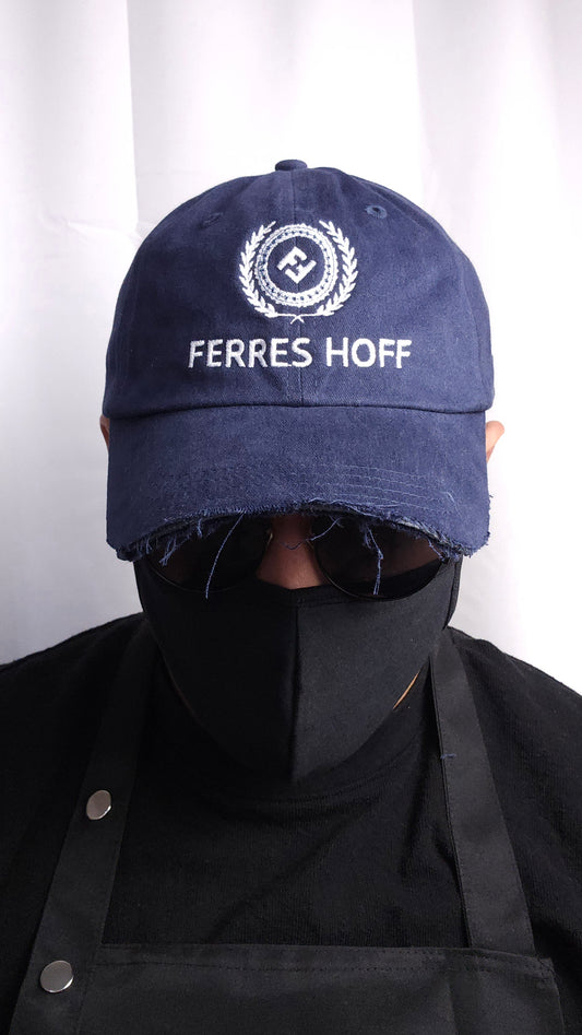 Vintage style adjustable baseball cap (Navy)