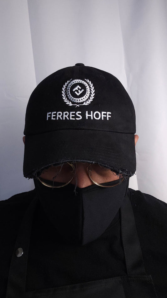 Vintage style adjustable baseball cap (Black)