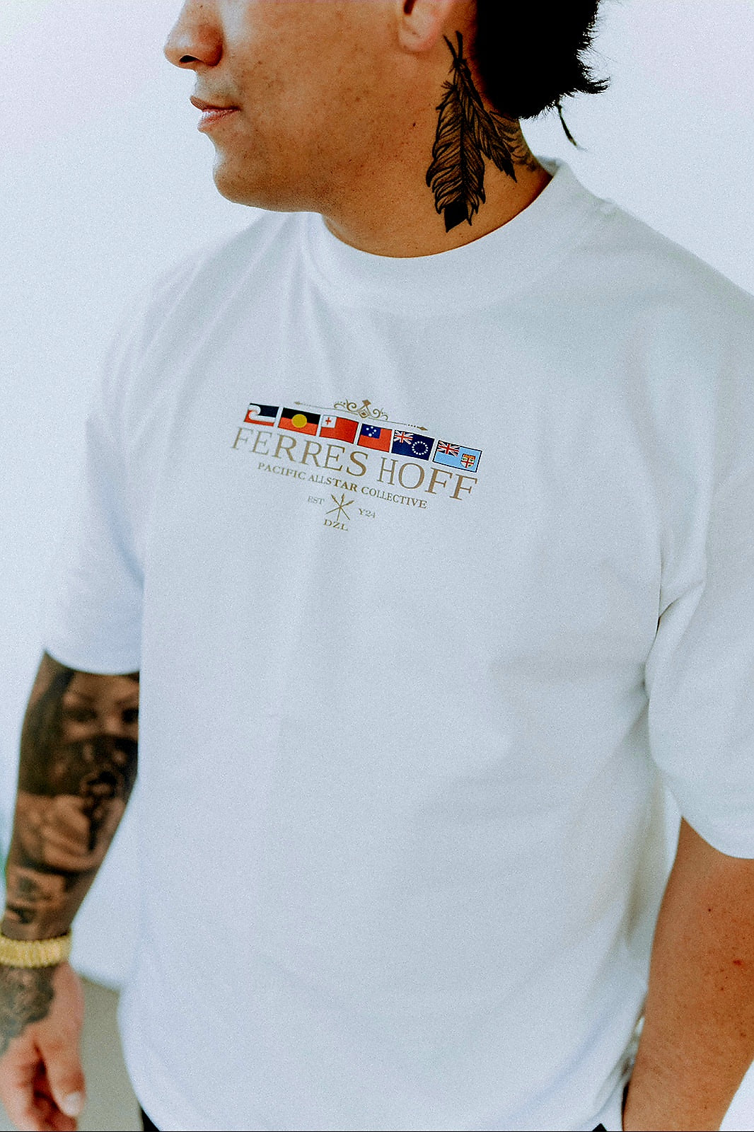 SOUTH SEA NATIONS RELAXED FIT TEE (WHITE)