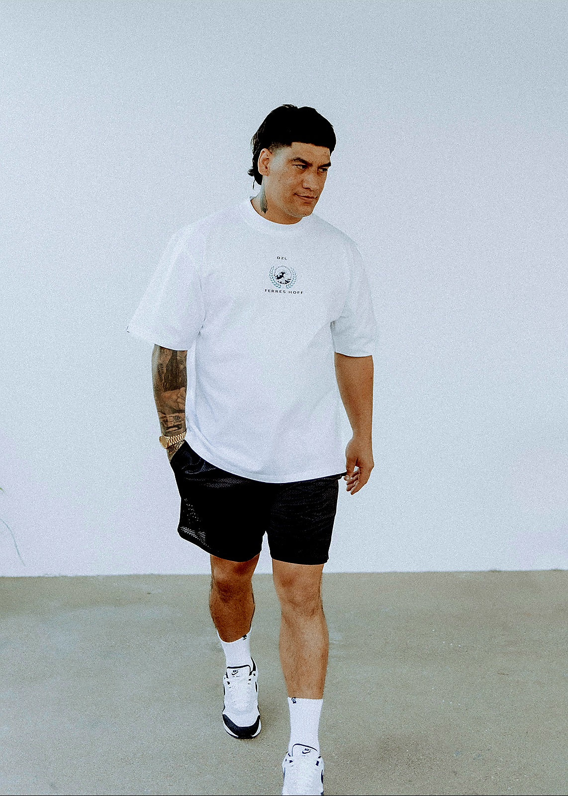 OCEANS RELAXED FIT TEE (WHITE)