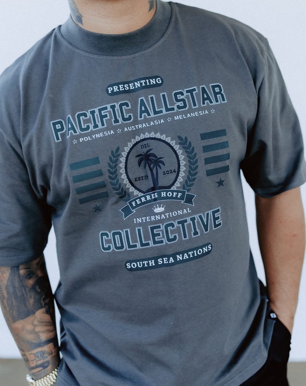 ALLSTAR RELAXED FIT TEE (GREY)