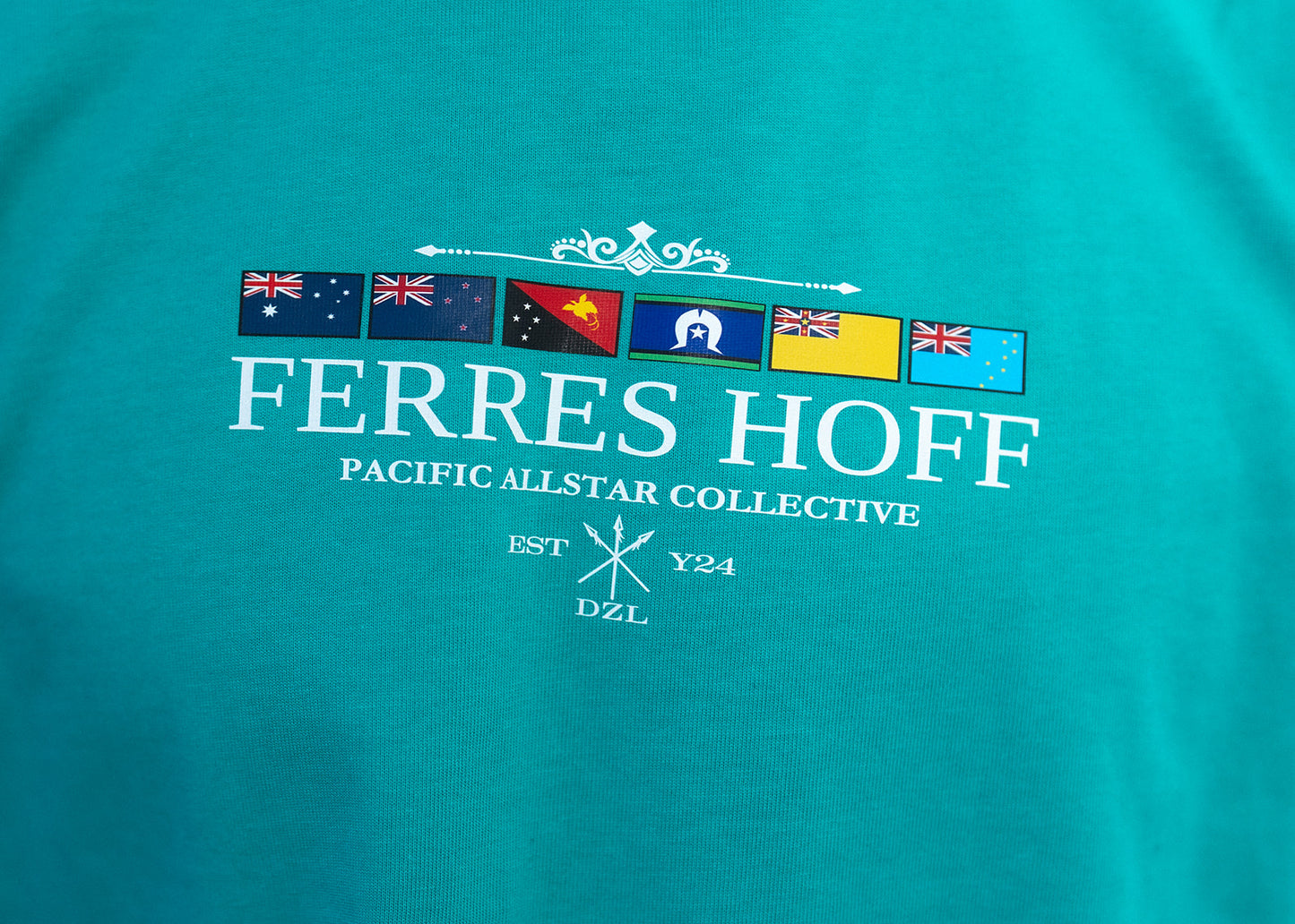 SOUTH SEA NATIONS RELAXED FIT TEE (GREEN)